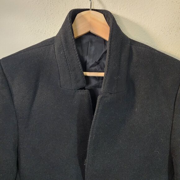 Mens H&M Peacoat Adult Size 38R Black Button Down Jacket Outdoor Formal - Picture 3 of 9